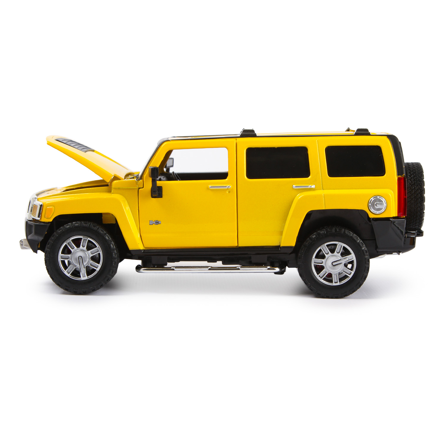 Внедорожник Mobicaro Hummer 1:24 желтый 68240A - фото 4