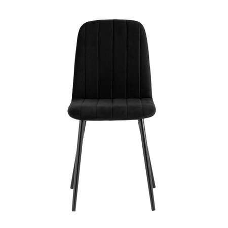 Комплект стульев Фабрикант 4 шт Easy велюр черный