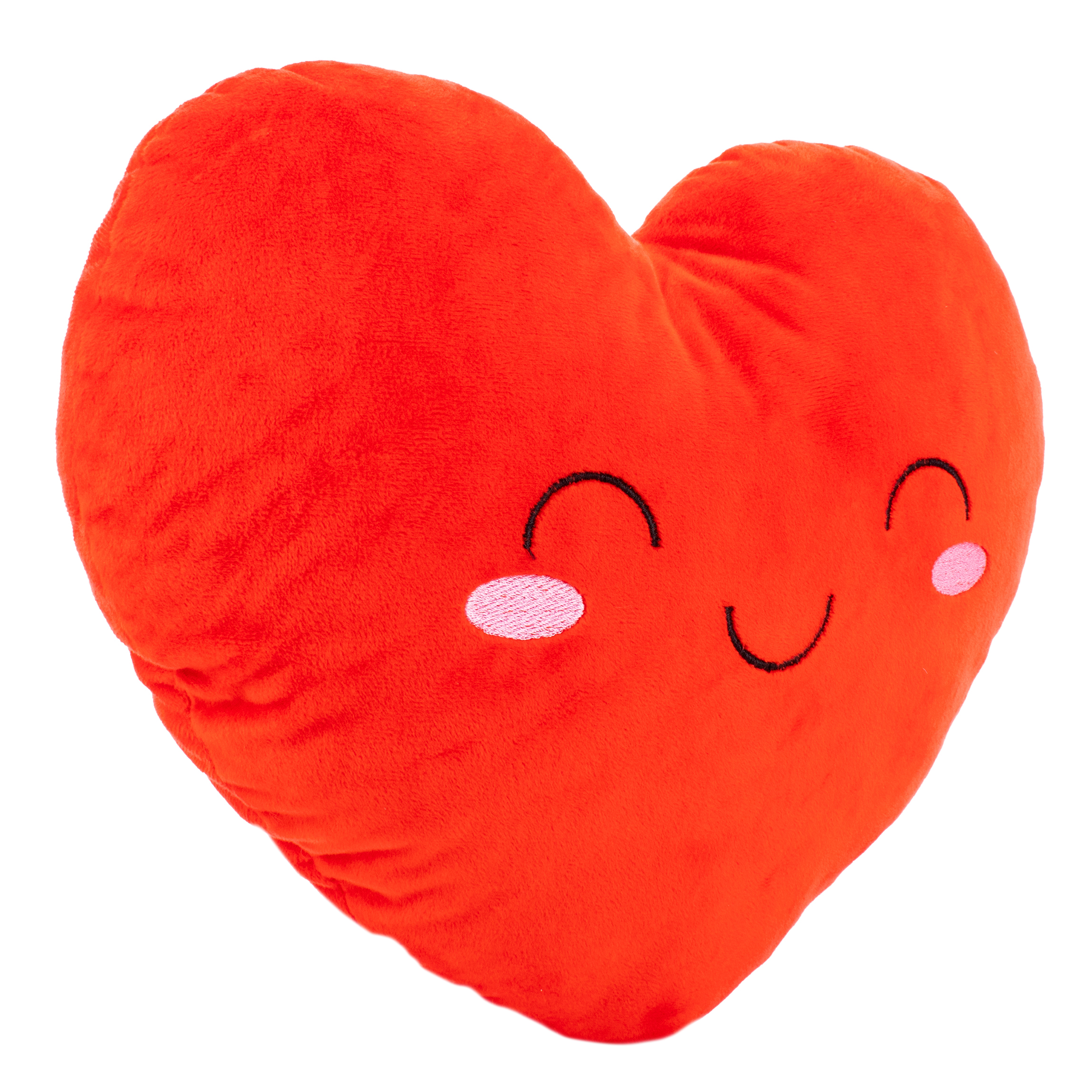Игрушка мягконабивная Tallula Сердце с улыбкой 30x35 см красное - фото 2