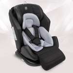 Автокресло с боковой поддержкой Amarobaby Favorite Isofix группа 0+/1/2/3 чёрный/серый