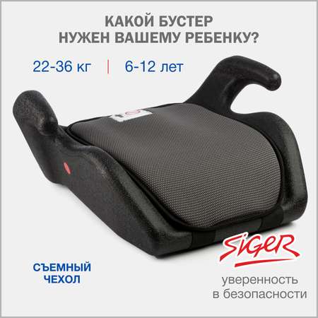 Автокресло SIGER Мякиш 3 (22-36 кг)