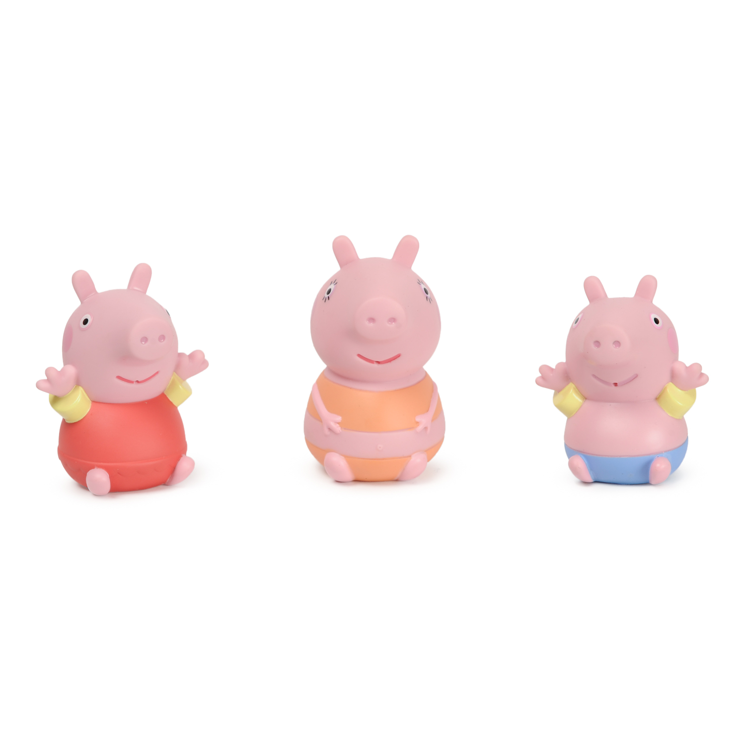 Игрушка для купания Tomy Пеппа брызгалки 3шт E73158 - фото 1