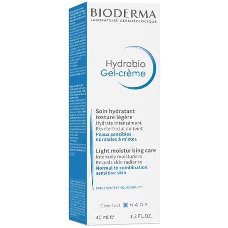 Гель-крем Bioderma Hydrabio увлажняющий для обезвоженной кожи лица 40 мл