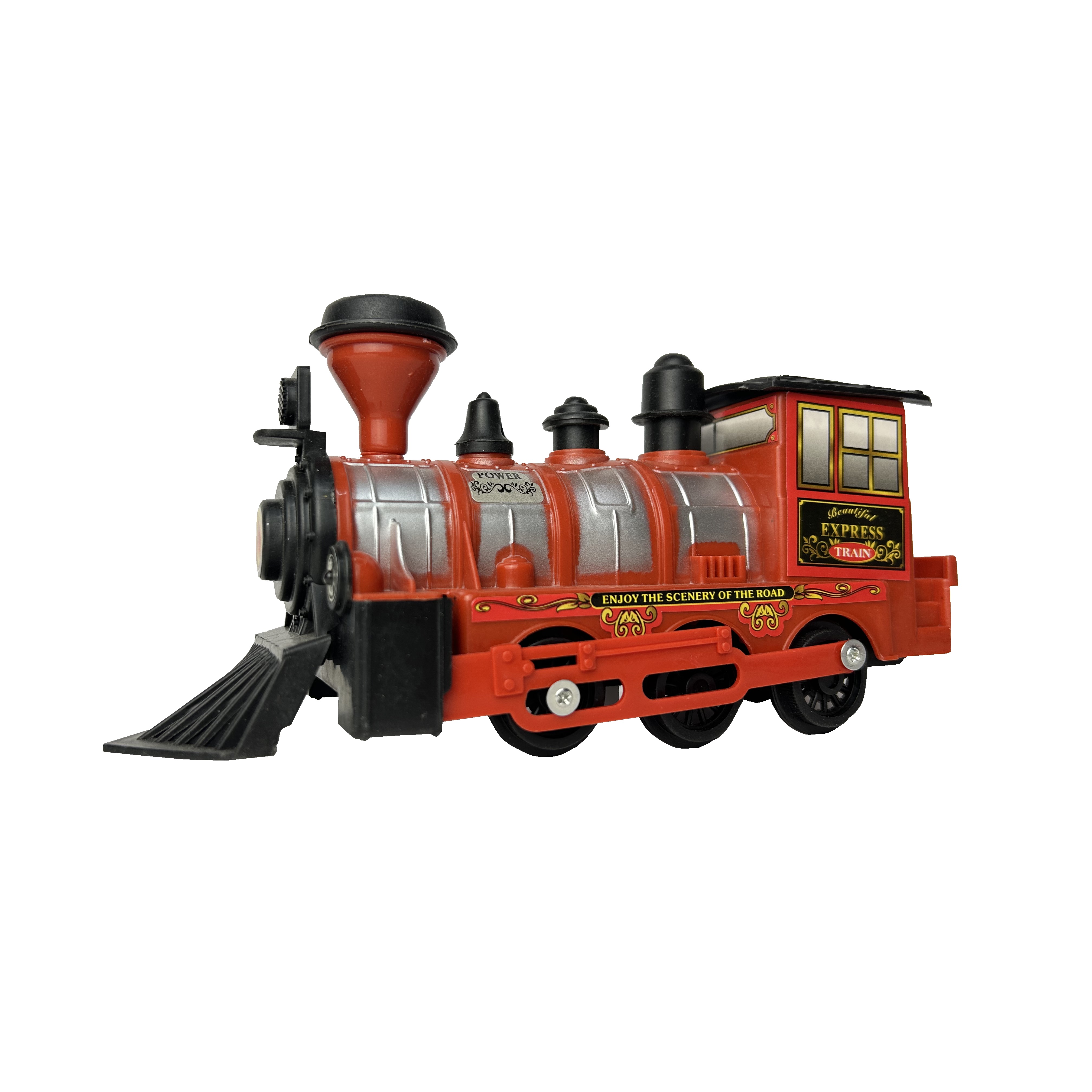 Паровоз S+S TOYS инерционный свет и звук 7955/100795378 - фото 1