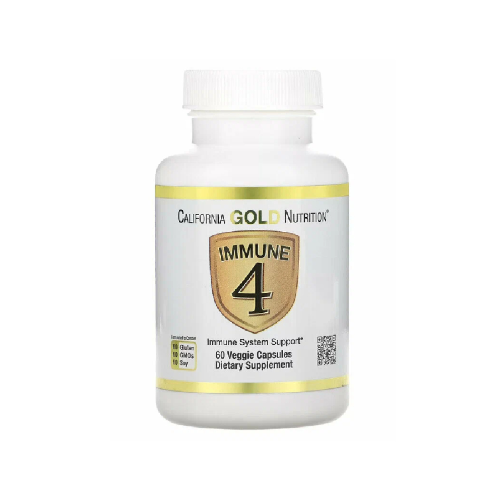 Витаминно-минеральный комплекс California Gold Nutrition Immune 4 60 капсул - фото 1