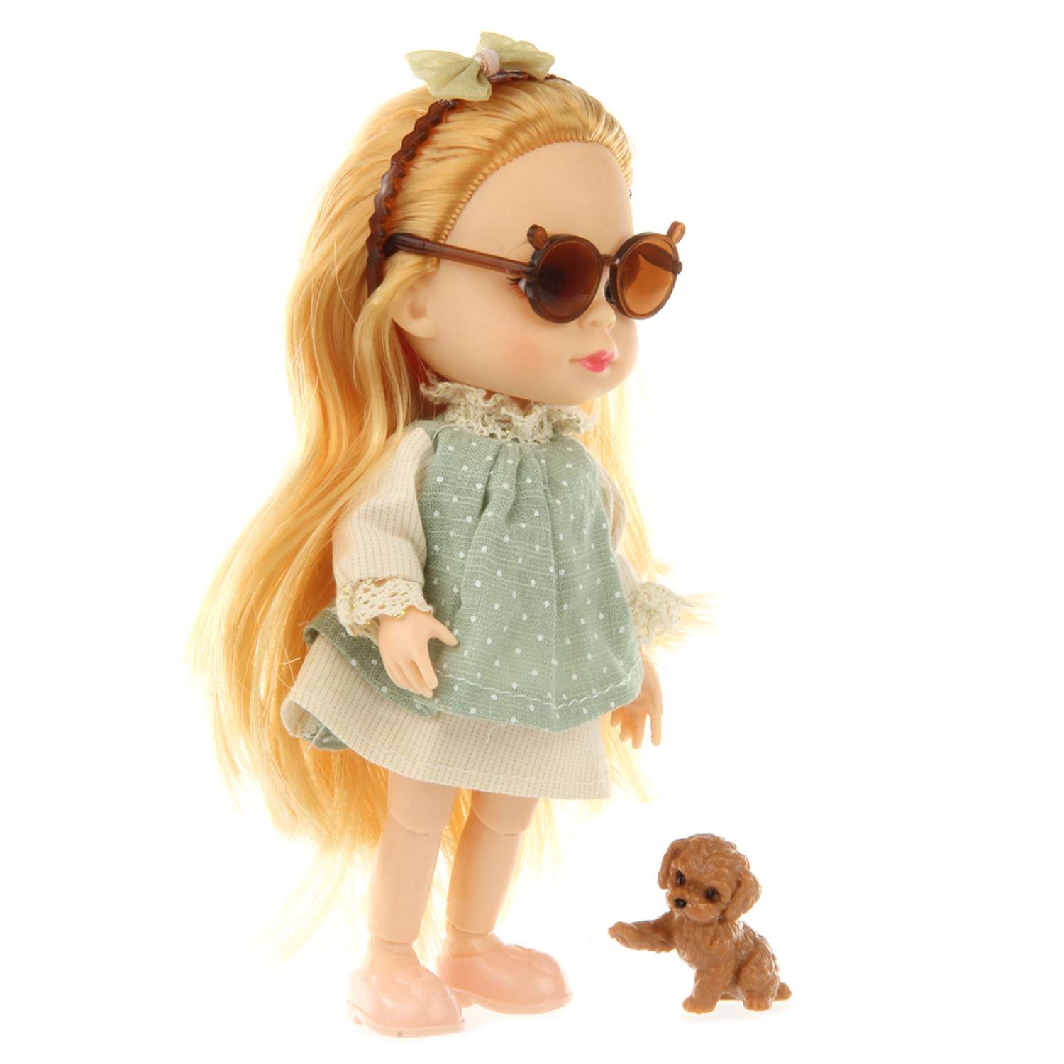 Кукла Veld Co Милашка с щеночком шарнирная 130224 - фото 3