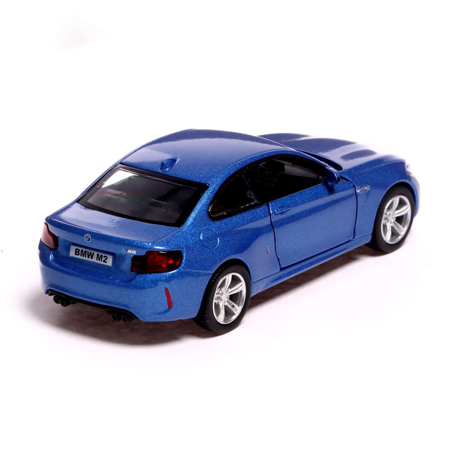 Машина Автоград металлическая BMW M2 COUPE. 1:32. инерция. открываются двери. цвет синий 7335819 - фото 3