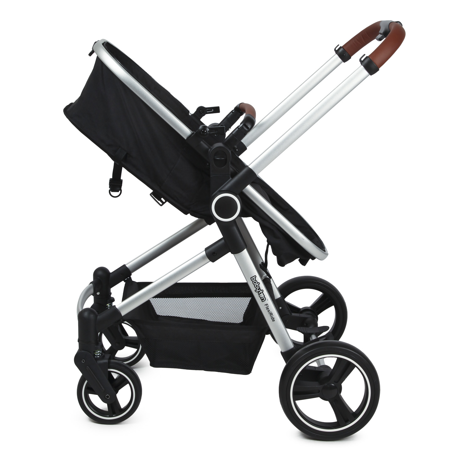 Коляска 3в1 Babyton Flexi Ride Black-Beige - фото 20