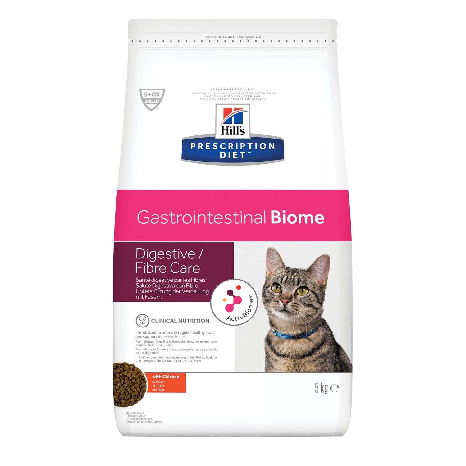 Корм для кошек HILLS 5кг Prescription Diet Gastrointestinal Biome c курицей - фото 1