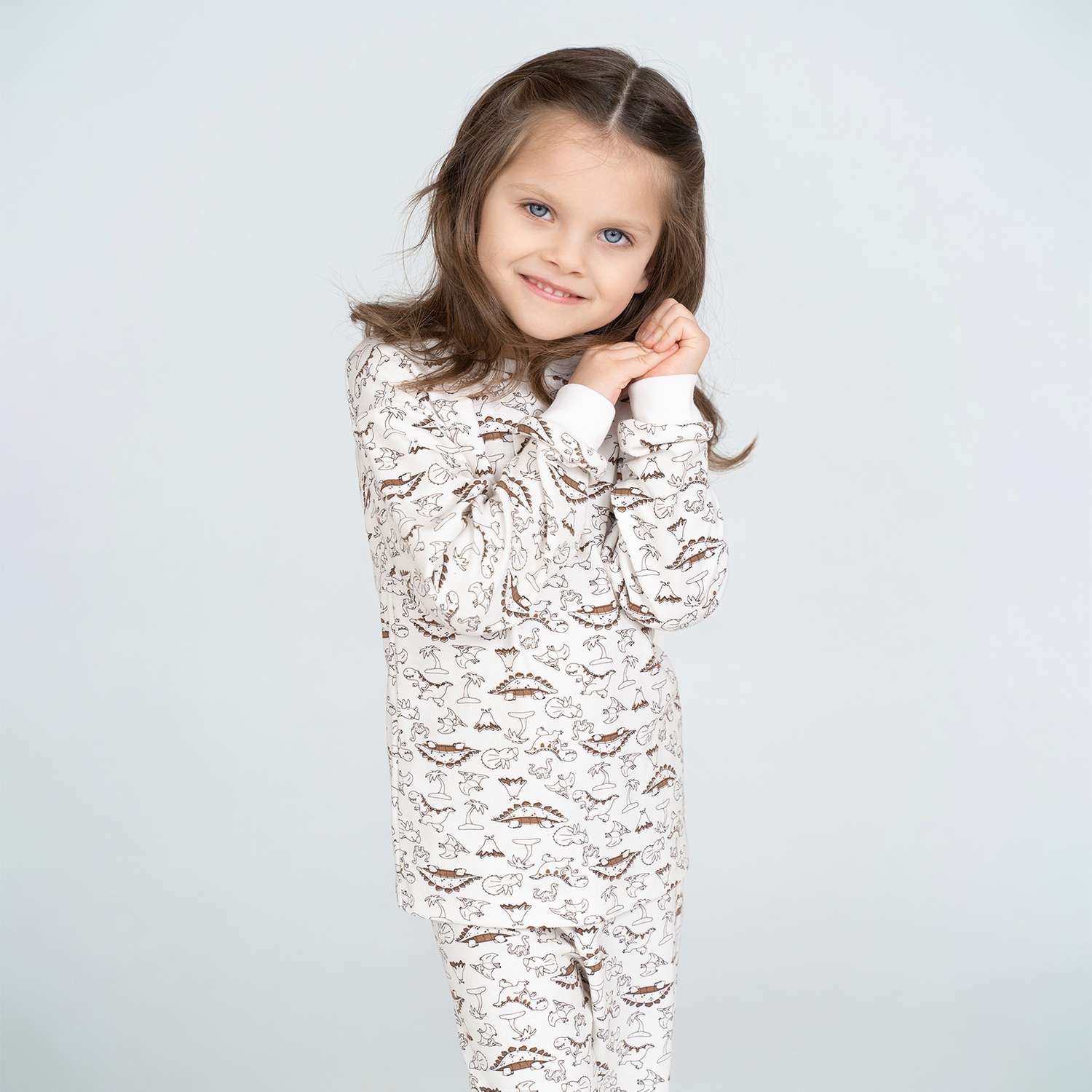Пижама Утенок 800/1 молочный дино - фото 8