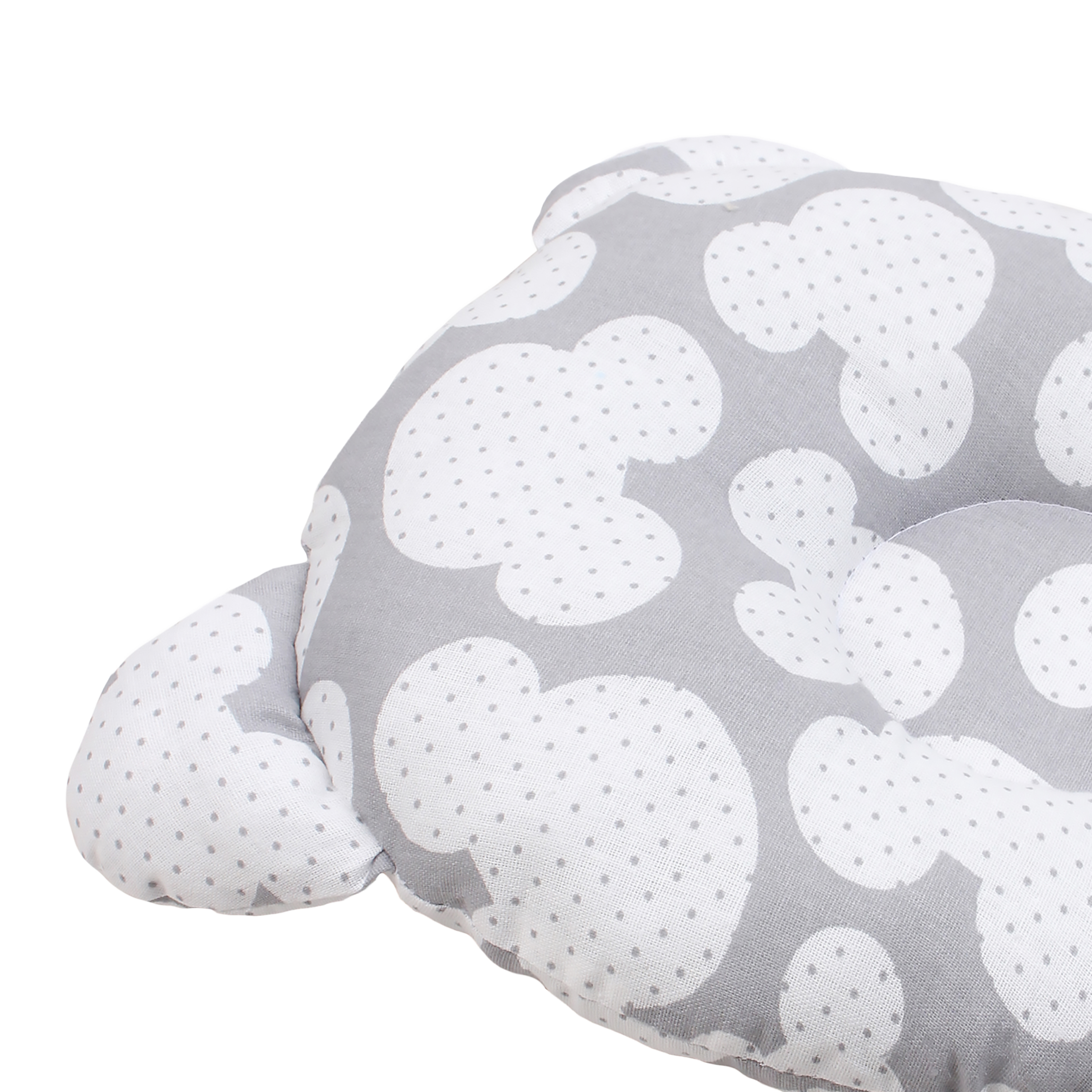 Подушка Amarobaby First Pillow Ушки Серый - фото 5