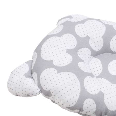 Подушка Amarobaby First Pillow Ушки Серый