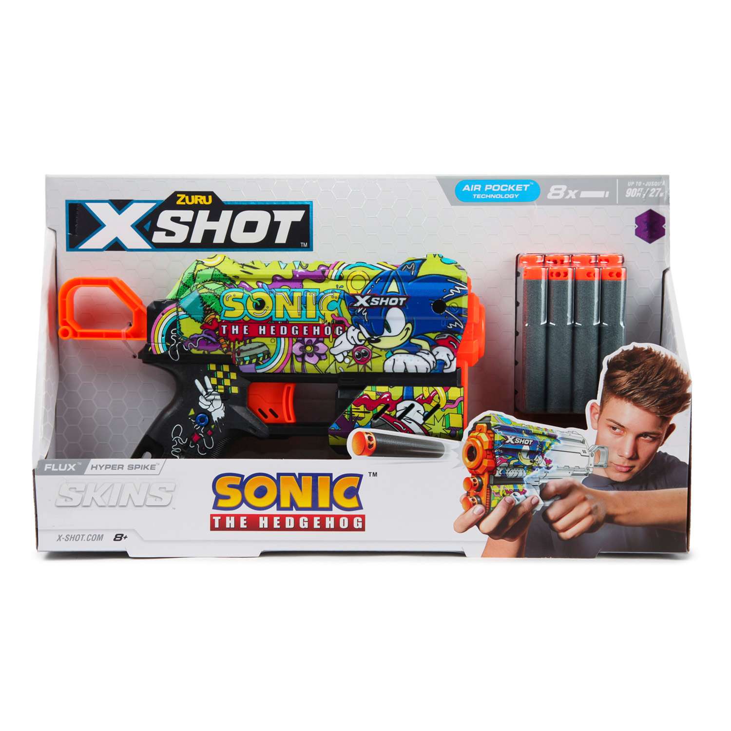 Набор для стрельбы X-Shot Skins Flux Sonic в ассортименте 36648 - фото 15