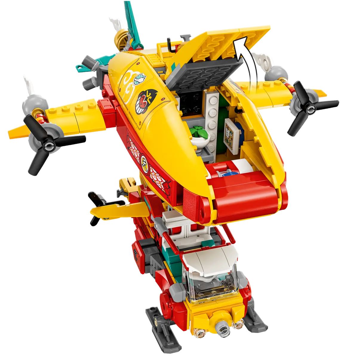 Конструктор LEGO Monkie Kids Cloud Airship 80046 - фото 4