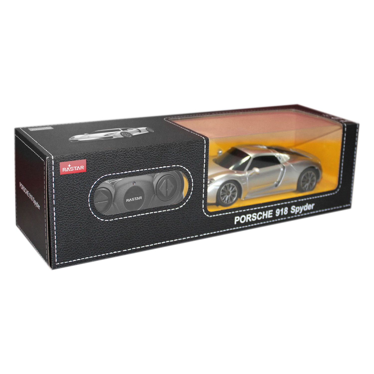 Машина Rastar РУ 1:24 Porsche 918 Spyder Серебряная 71400 - фото 3