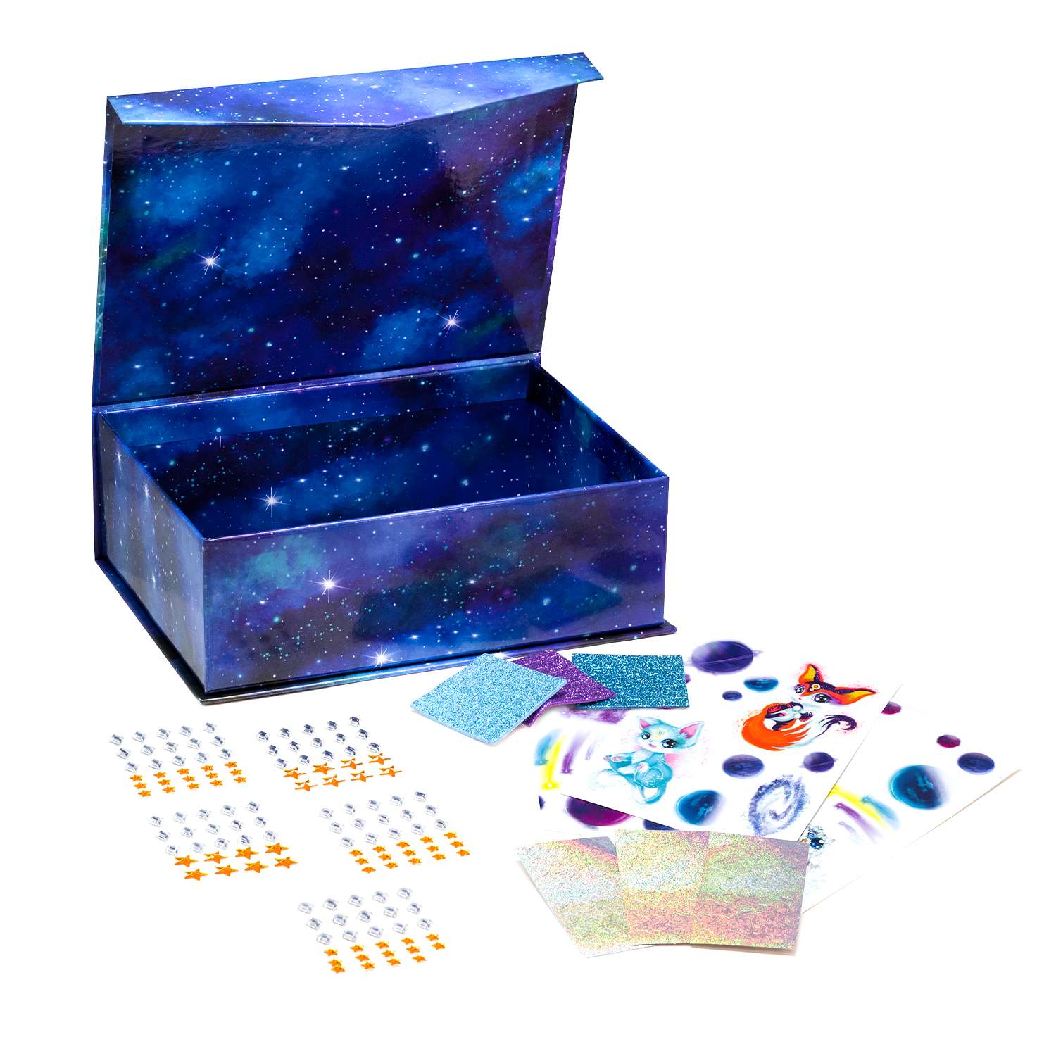 Набор для творчества Origami Neo Stars Космическая шкатулка для декорирования 08064 - фото 4