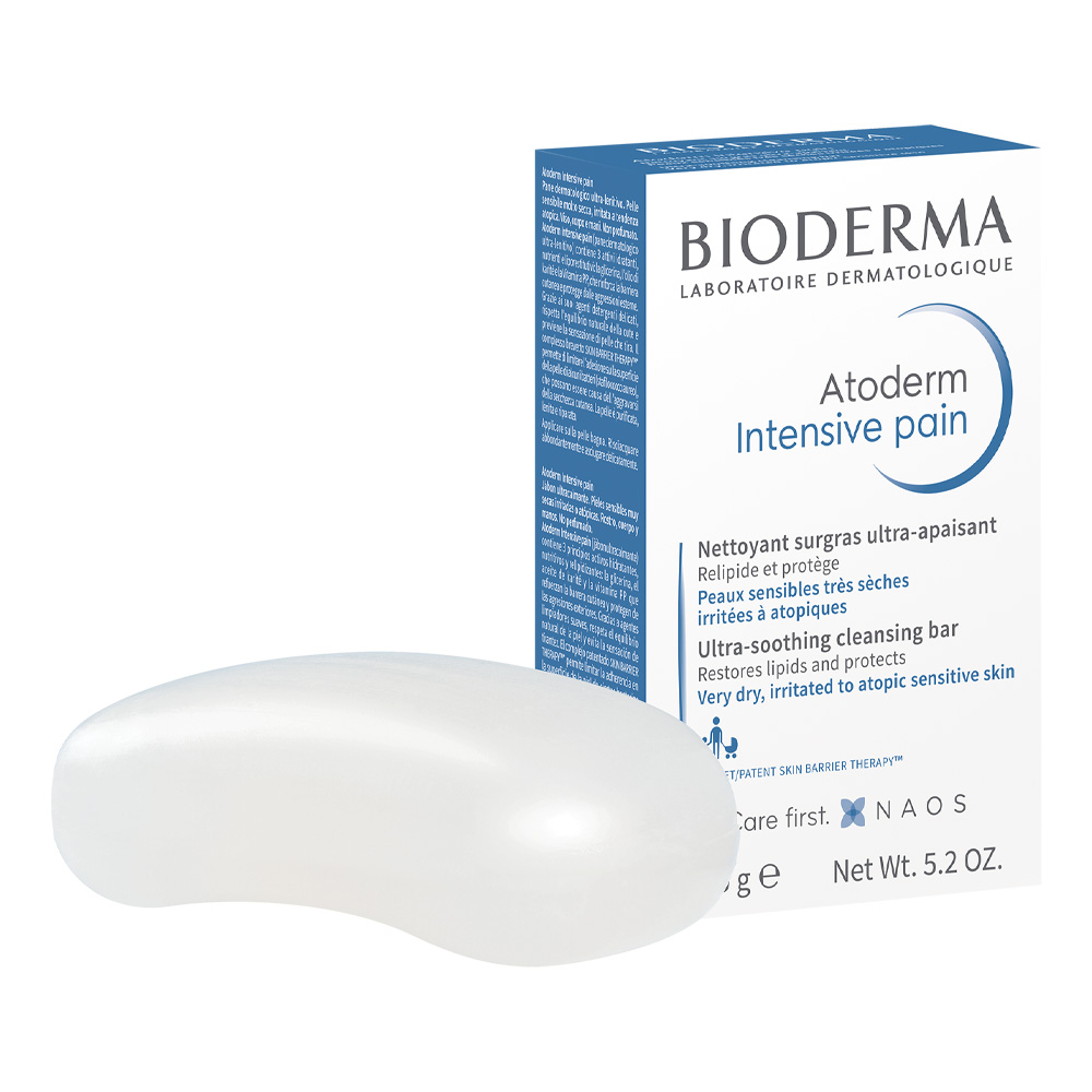 Мыло Bioderma Atoderm питательное восстанавливающее для очищения кожи лица и тела 150 гр - фото 1