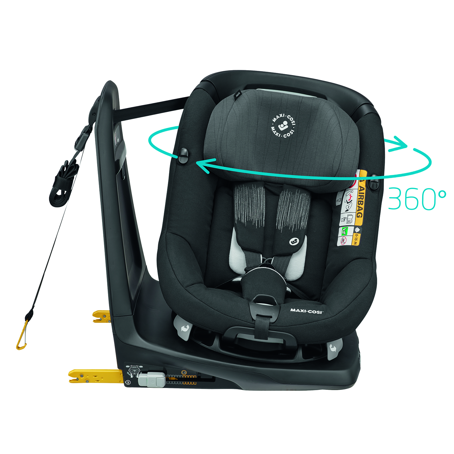 Автокресло Maxi-Cosi Axiss Fix Frequency Black - фото 18