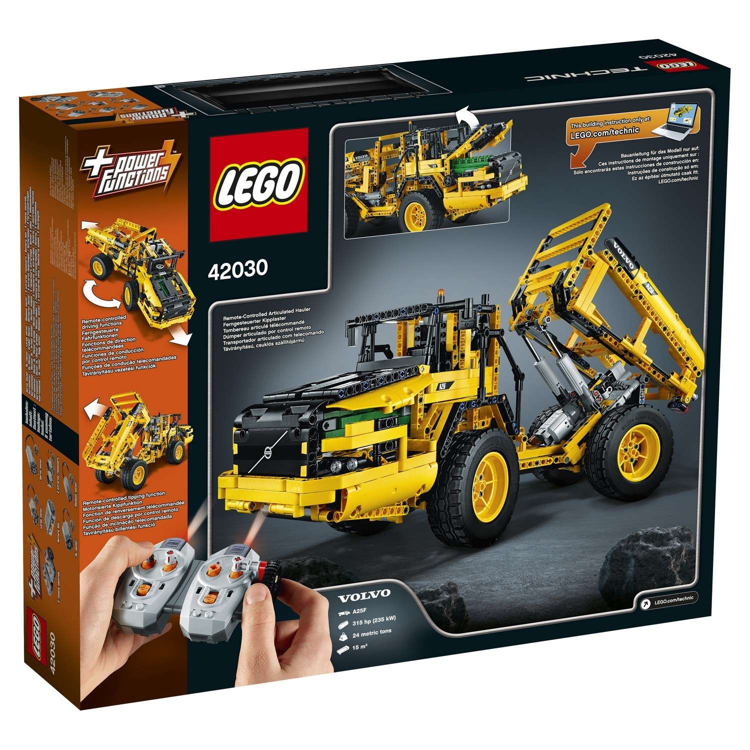 Конструктор LEGO Technic Автопогрузчик VOLVO L350F с дистанционным управлением (42030) - фото 3