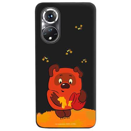 Силиконовый чехол Mcover для смартфона Honor 50 Huawei Nova 9 Союзмультфильм Медвежонок и мед
