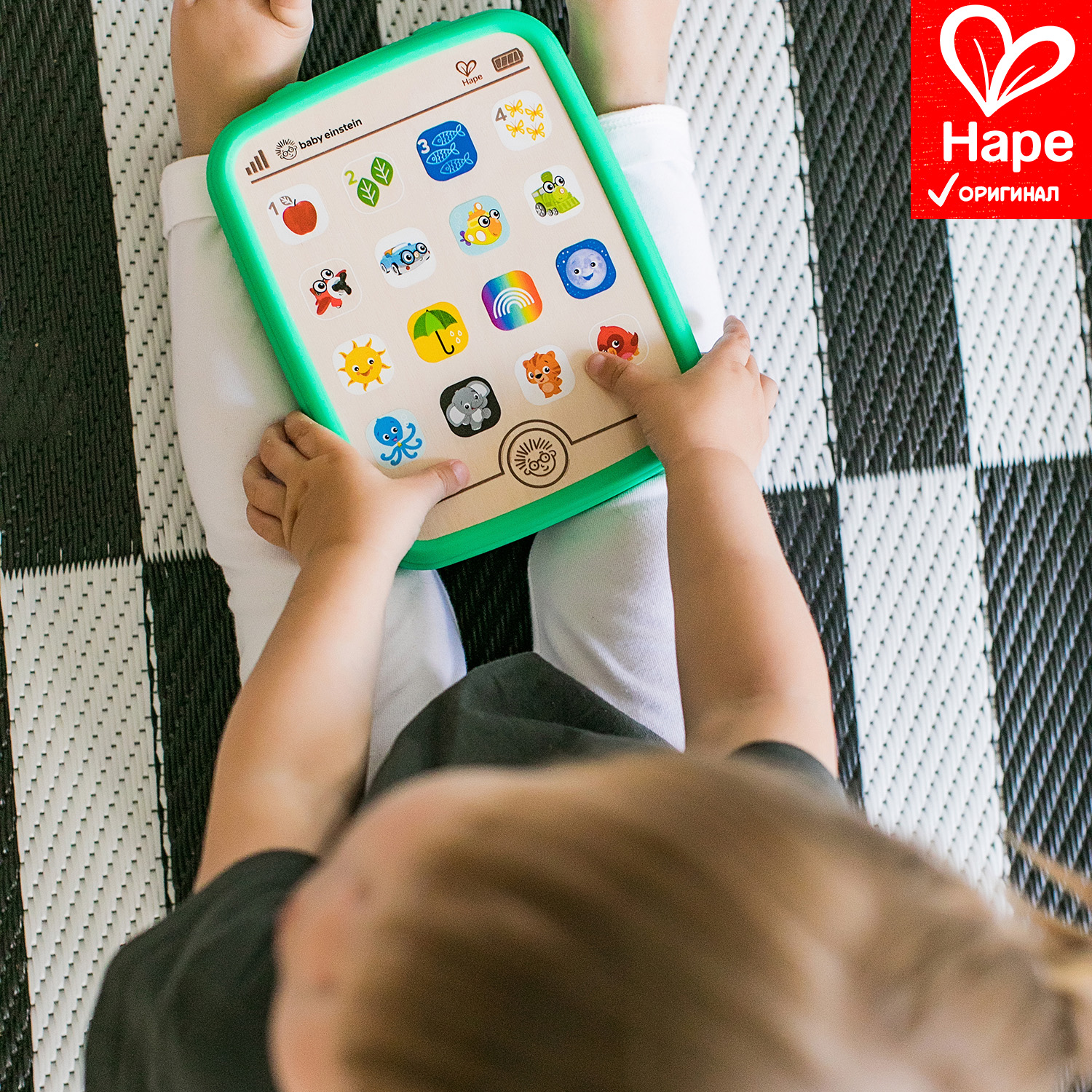 Планшет Hape Музыкальный развивающая игрушка 150 мелодий и звуков 3 языка 11778_HP - фото 1