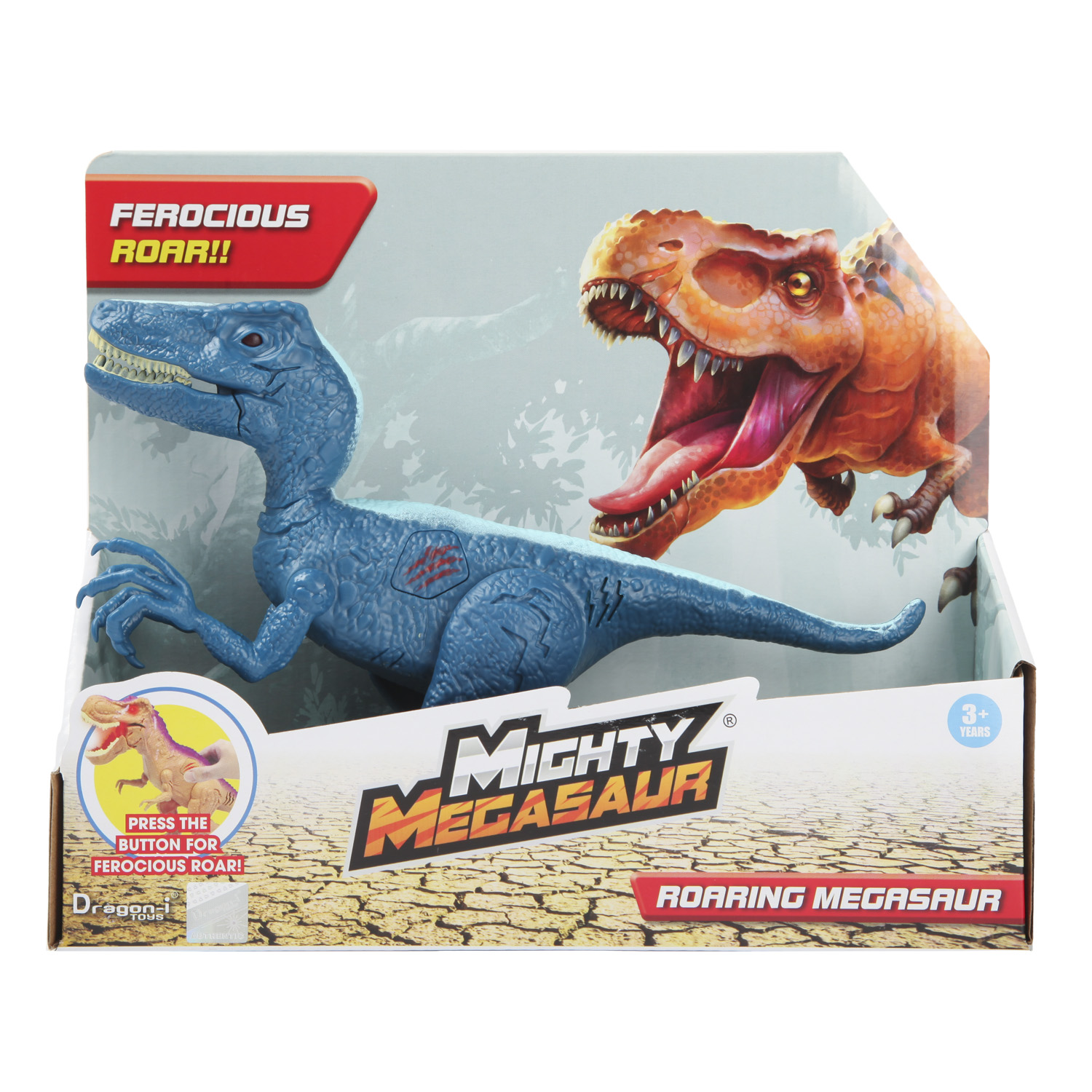 Фигурка Mighty Megasaur Raptor Динозавр 16900A купить по цене 799 ₽ в  интернет-магазине Детский мир