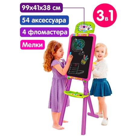 Мольберт детский Yima toys Маленький художник 2 стороны