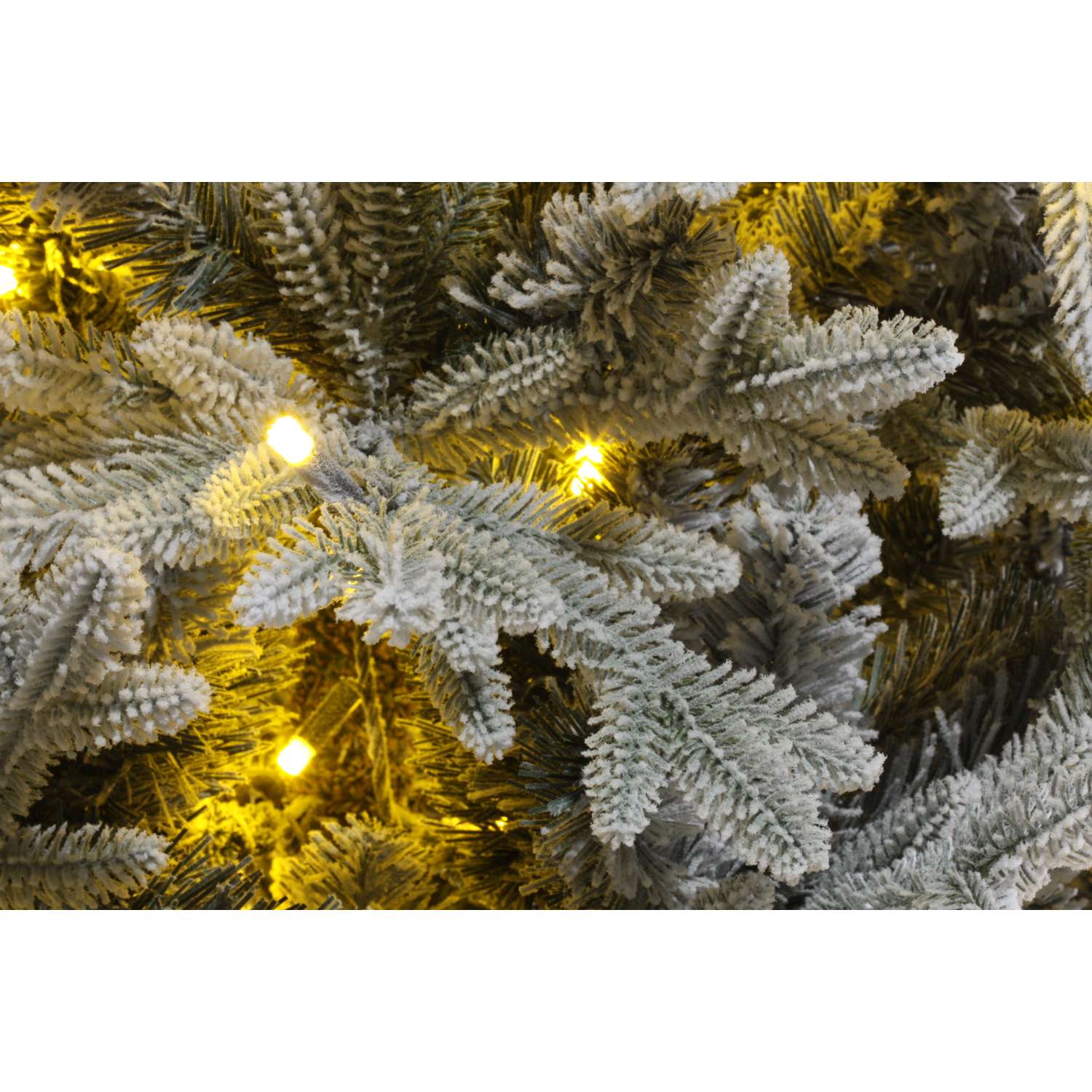 Искусственная елка ElkaDe Ель искусственная Никка Заснеженная с освещением 155 см - фото 2