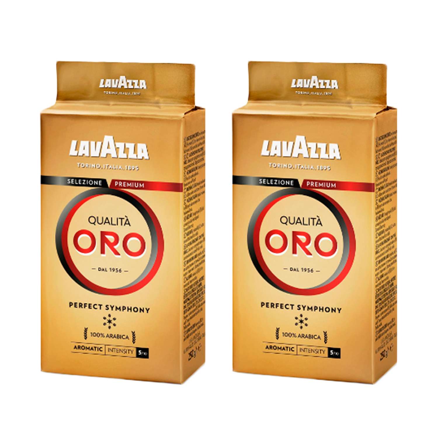 Кофе молотый Lavazza натуральный 2 упаковки по 250г - фото 1
