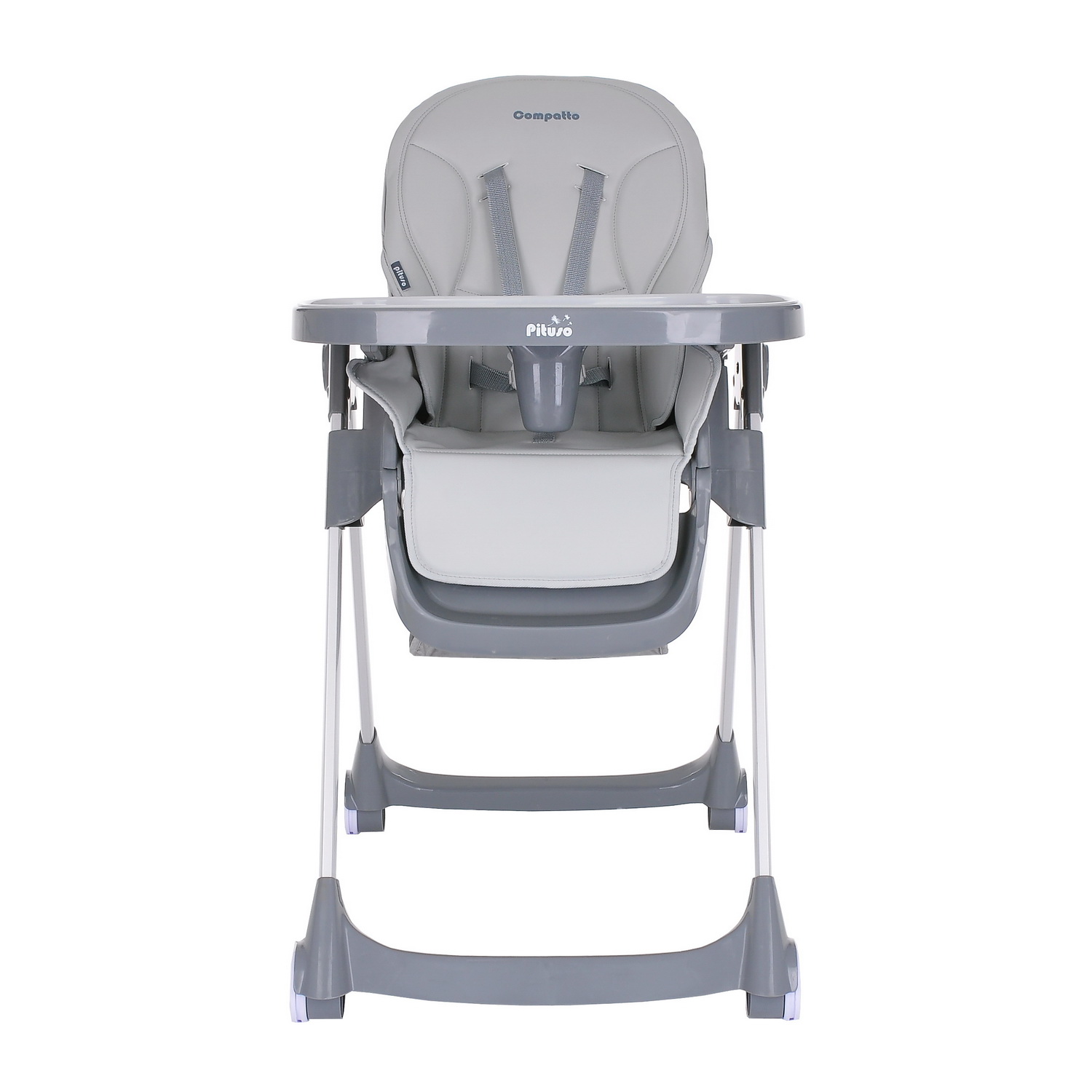 Стул для кормления Pituso Compatto Light Grey - фото 3