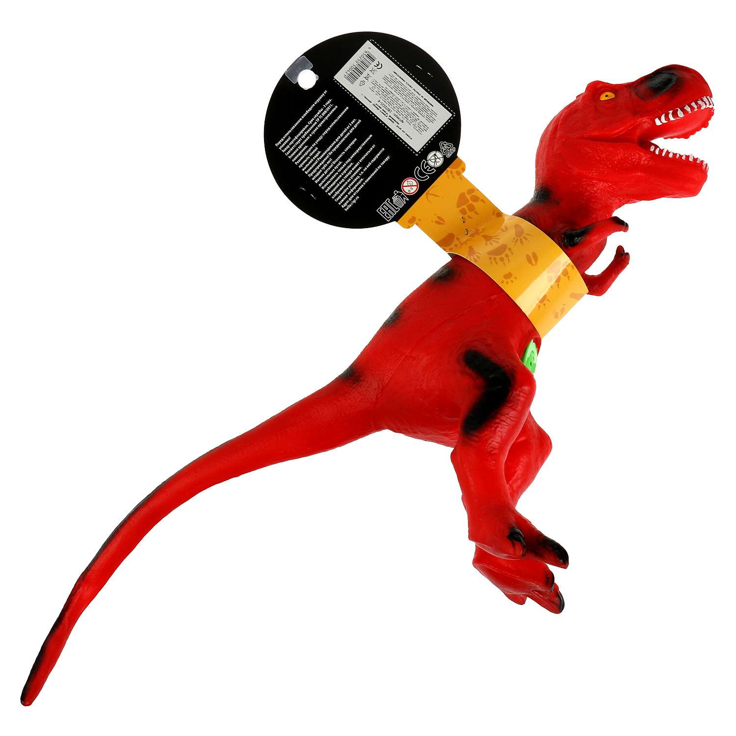 Игрушка пластизоль Играем Вместе динозавр тиранозавр - фото 4
