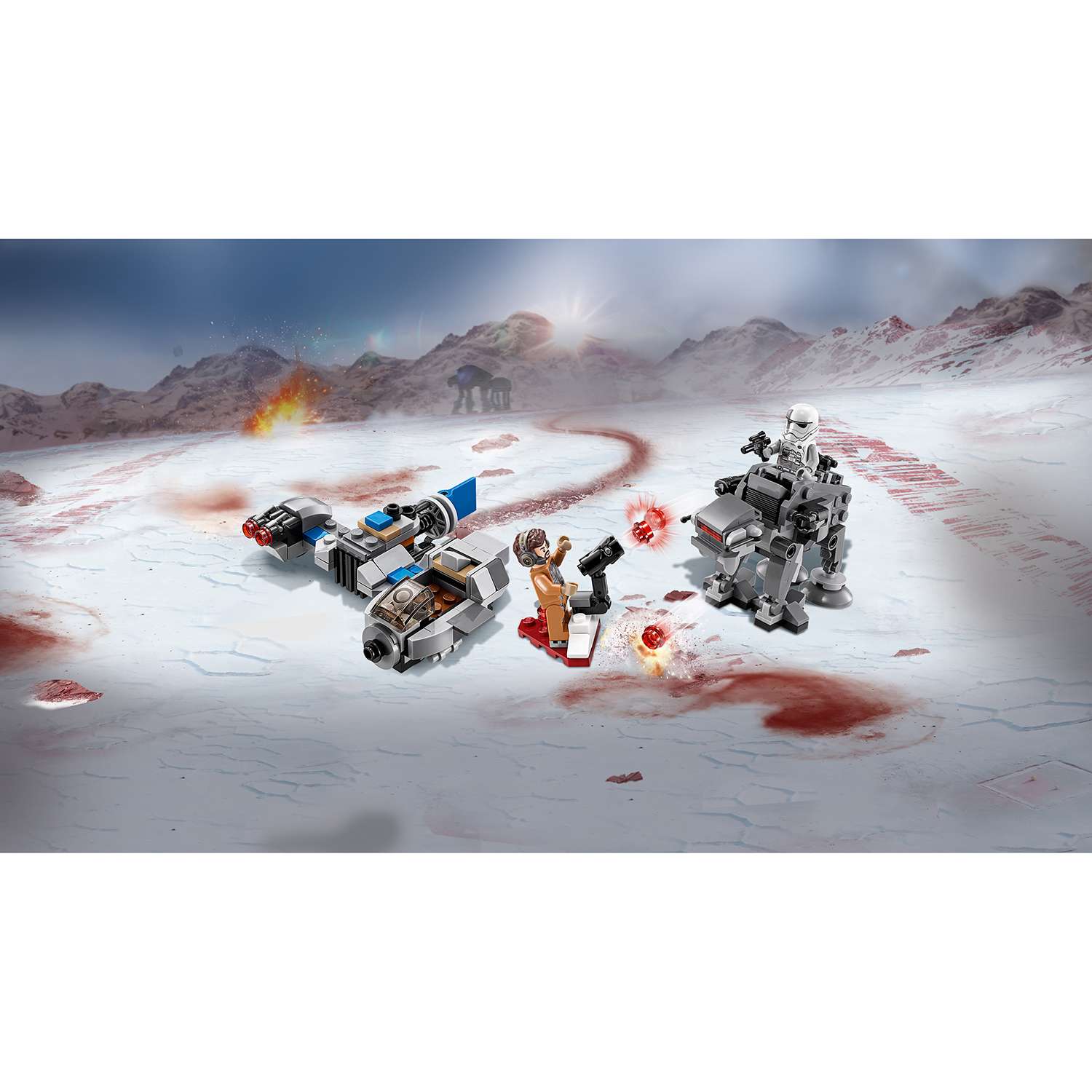 Конструктор LEGO Бой пехотинцев Первого Ордена против спидера на лыжах 75195 - фото 5