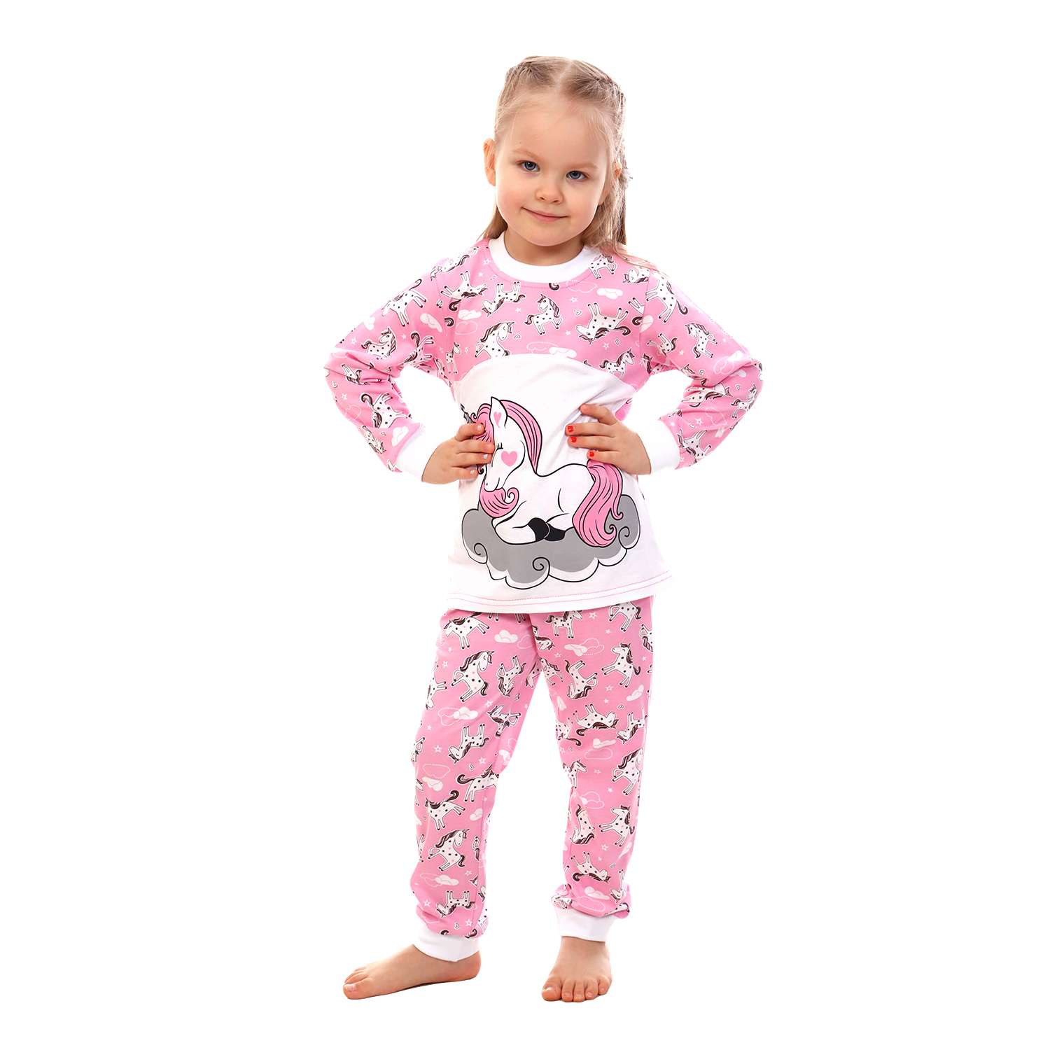 Пижама Детская Одежда 0025К/розовый1 - фото 2