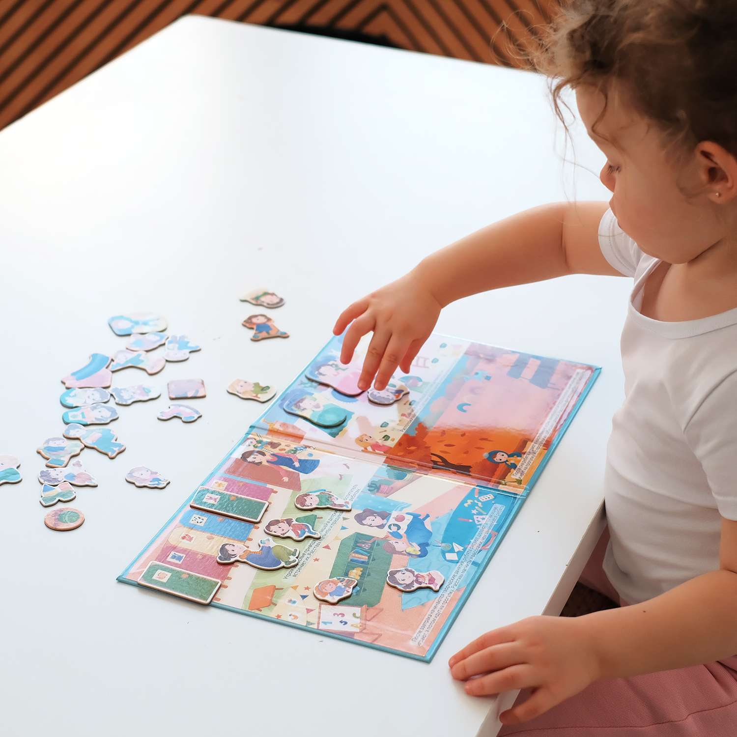 Настольная магнитная игра Бигр Идем в детский сад развивающая УД106 - фото 13