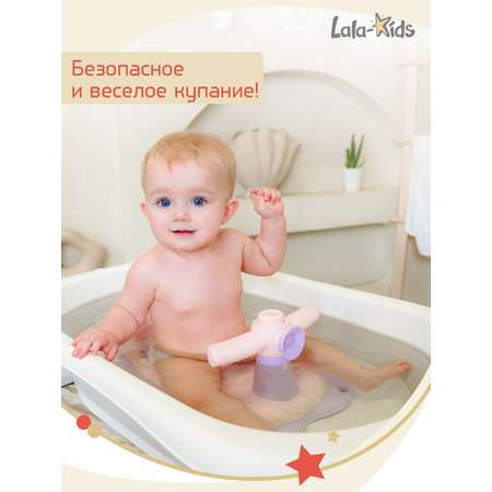 Стульчик для купания LaLa-Kids детский на присосках - Скутер