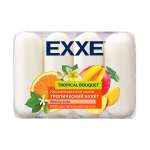 Туалетное крем-мыло EXXE Тропический букет 4 шт x 70 г