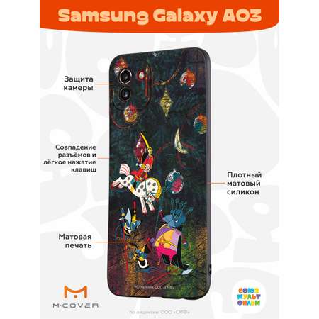 Силиконовый чехол Mcover для смартфона Samsung Galaxy A03 Союзмультфильм Щелкунчик и мышиный король