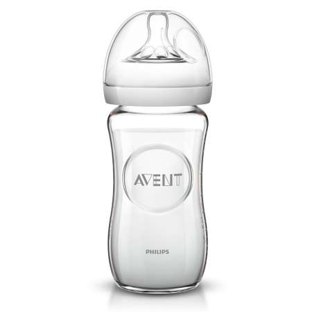 Бутылочка Philips Avent Natural стеклянная 1 мес+ 240 мл SCF673/17