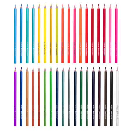 Карандаши цветные Brauberg художественные для рисования 36 цветов с мягким грифелем