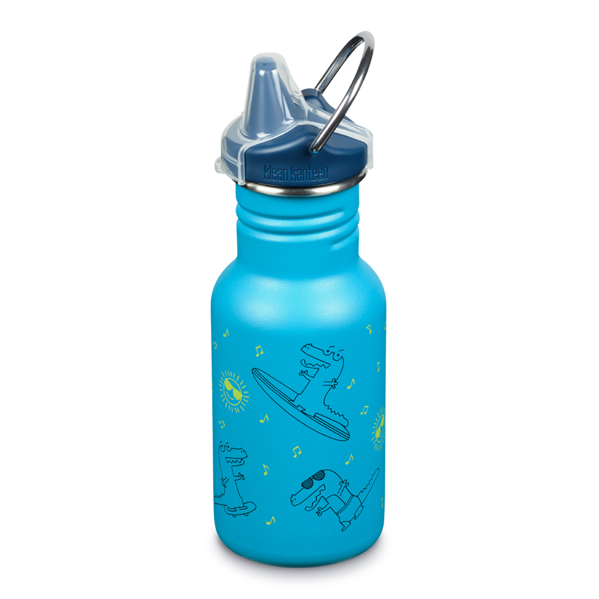 Детская бутылка Klean Kanteen Kid Classic Narrow Sippy 12oz Gators 355 мл - фото 2