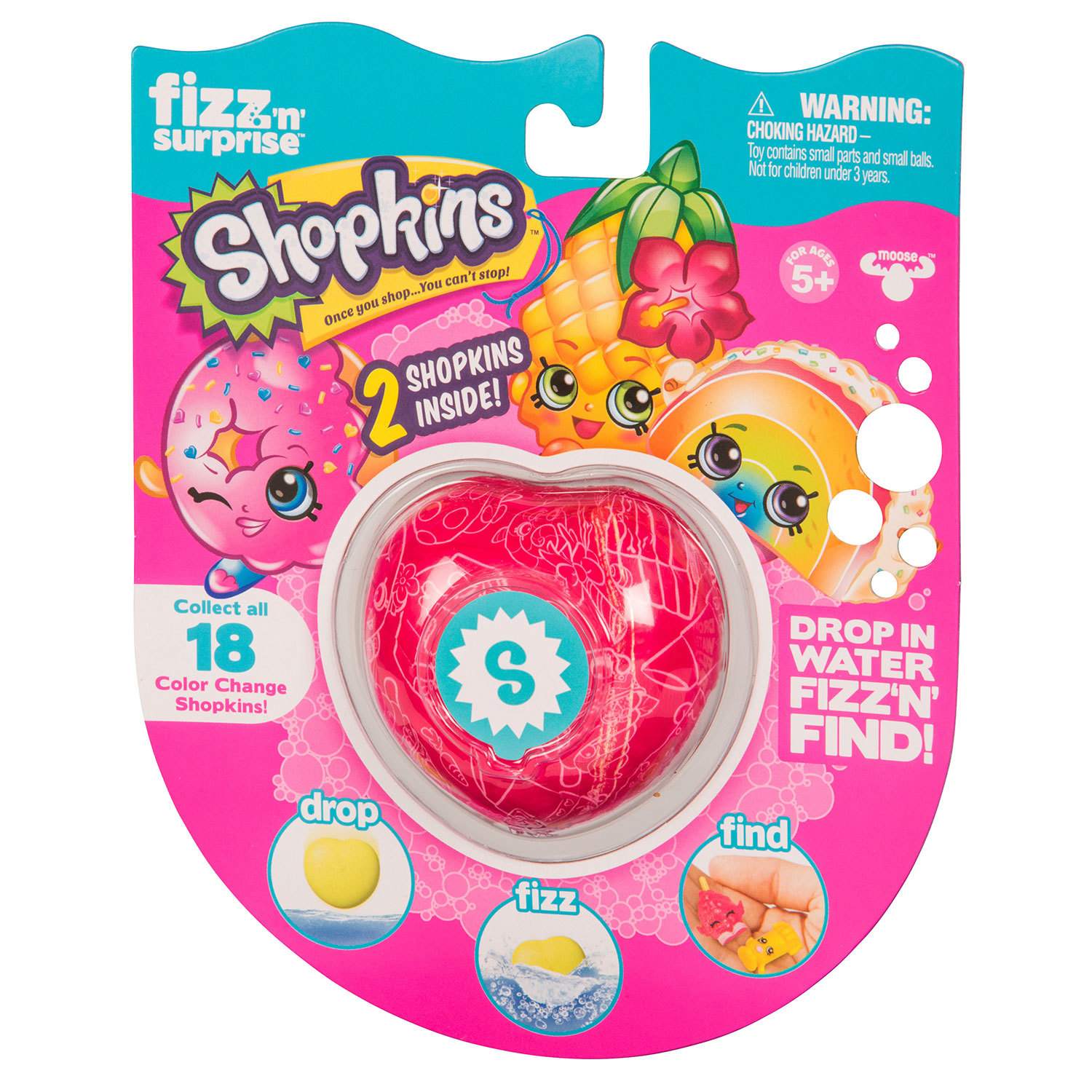 Набор Fizz N Surprise Shopkins Cердечко 19083 - фото 5