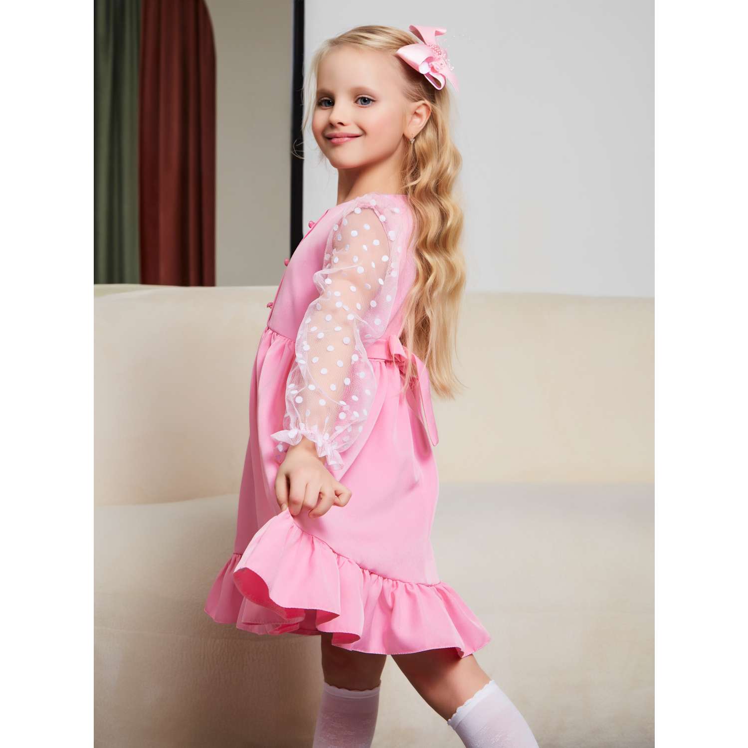 Платье Sofisha kids Plat.barbie/розовый - фото 10