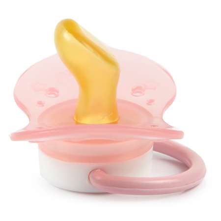 Пустышка BabyGo Fisher Price с колпачком с 0месяцев Pink