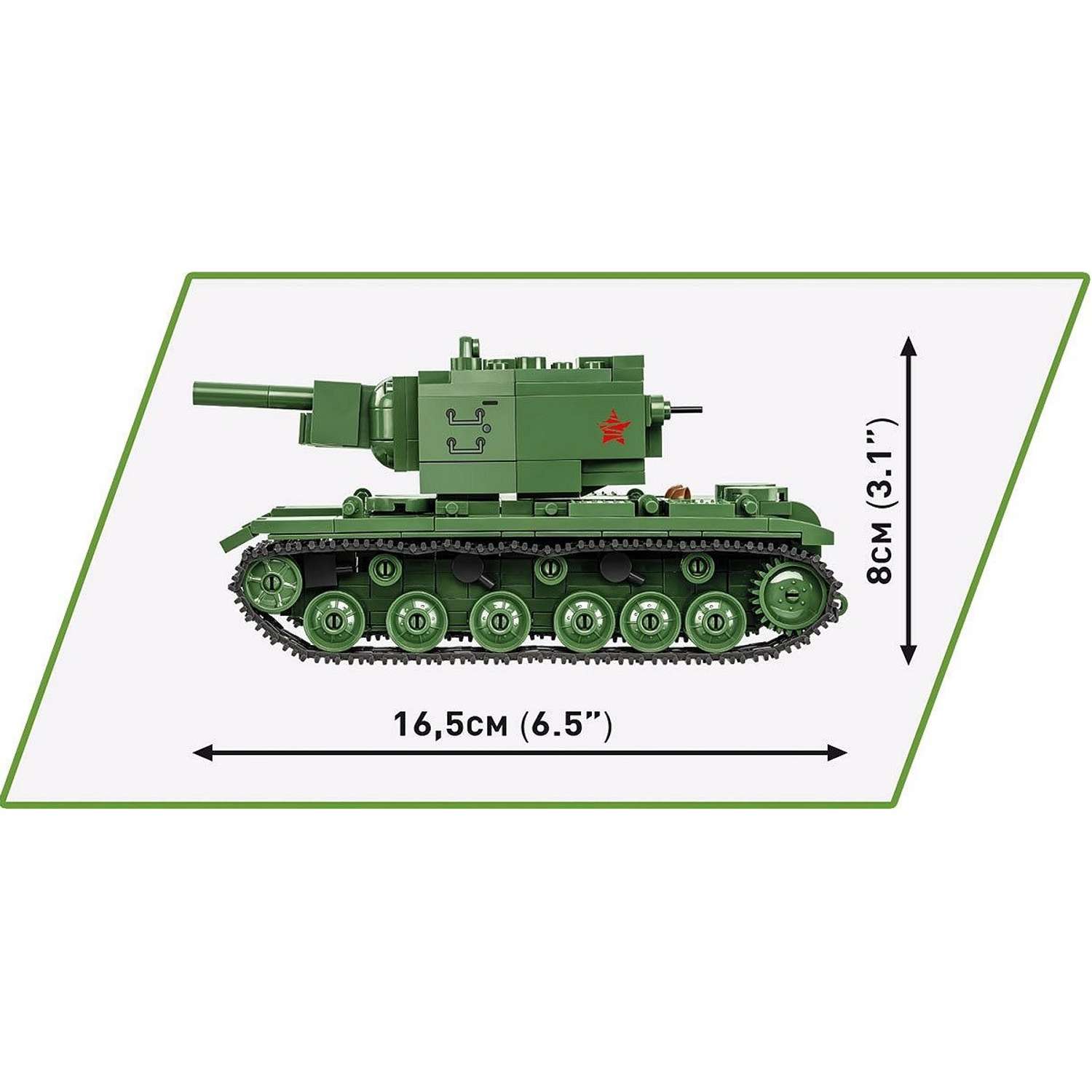 Конструктор COBI Советский танк КВ-2 WWII KV-2 510 деталей - фото 7
