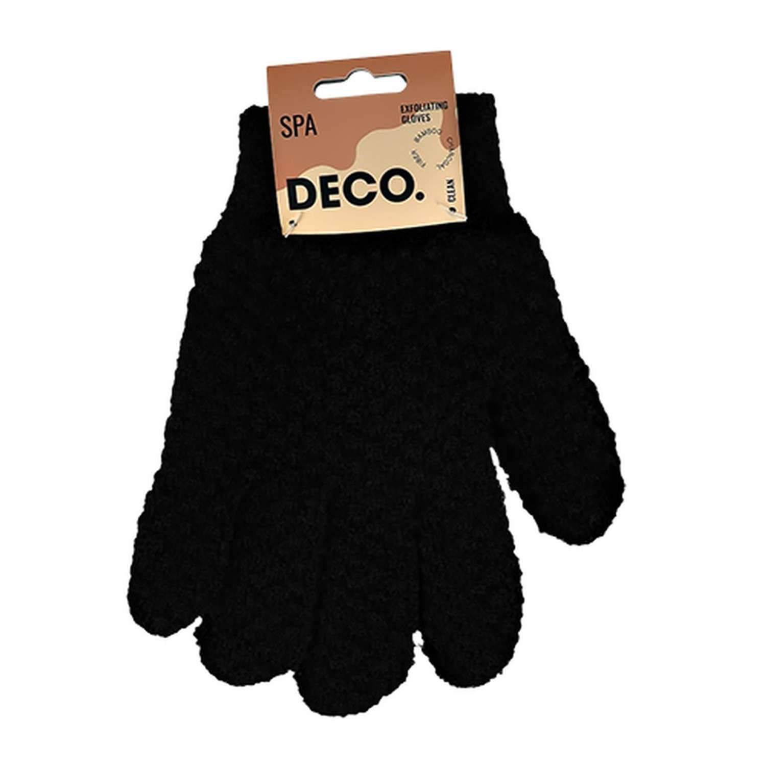 Мочалка-перчатки DECO. отшелушивающие из бамбукового волокна 2 шт. - фото 1