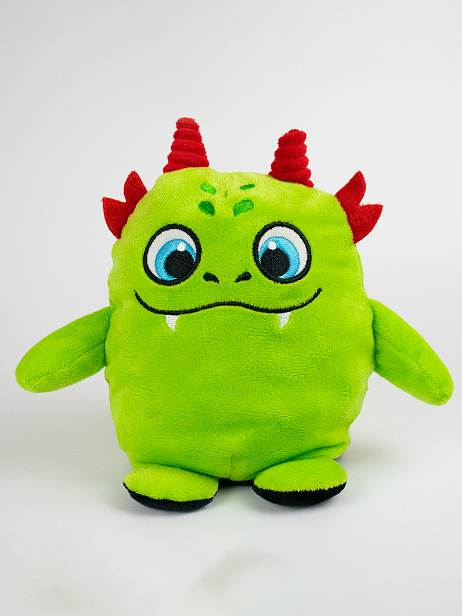 Мягкая двусторонняя игрушка IdeaToys вывернушка дракон Зу-Бе-Зу - фото 8