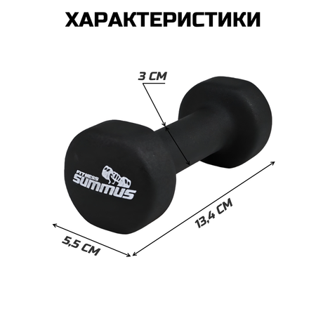 Гантели Summus черные