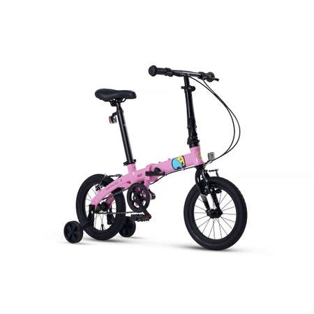 Велосипед Детский Складной Maxiscoo S007 стандарт 14 розовый