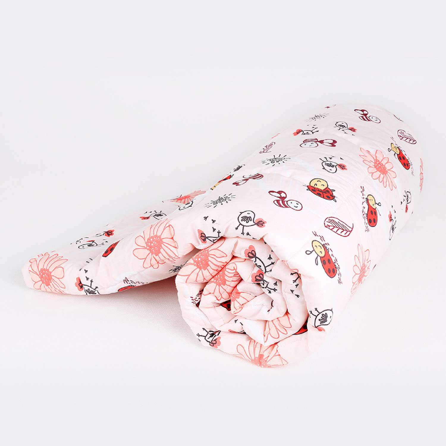 Одеяло стеганое Baby Nice 105х140 нап.файбер розовое - фото 1