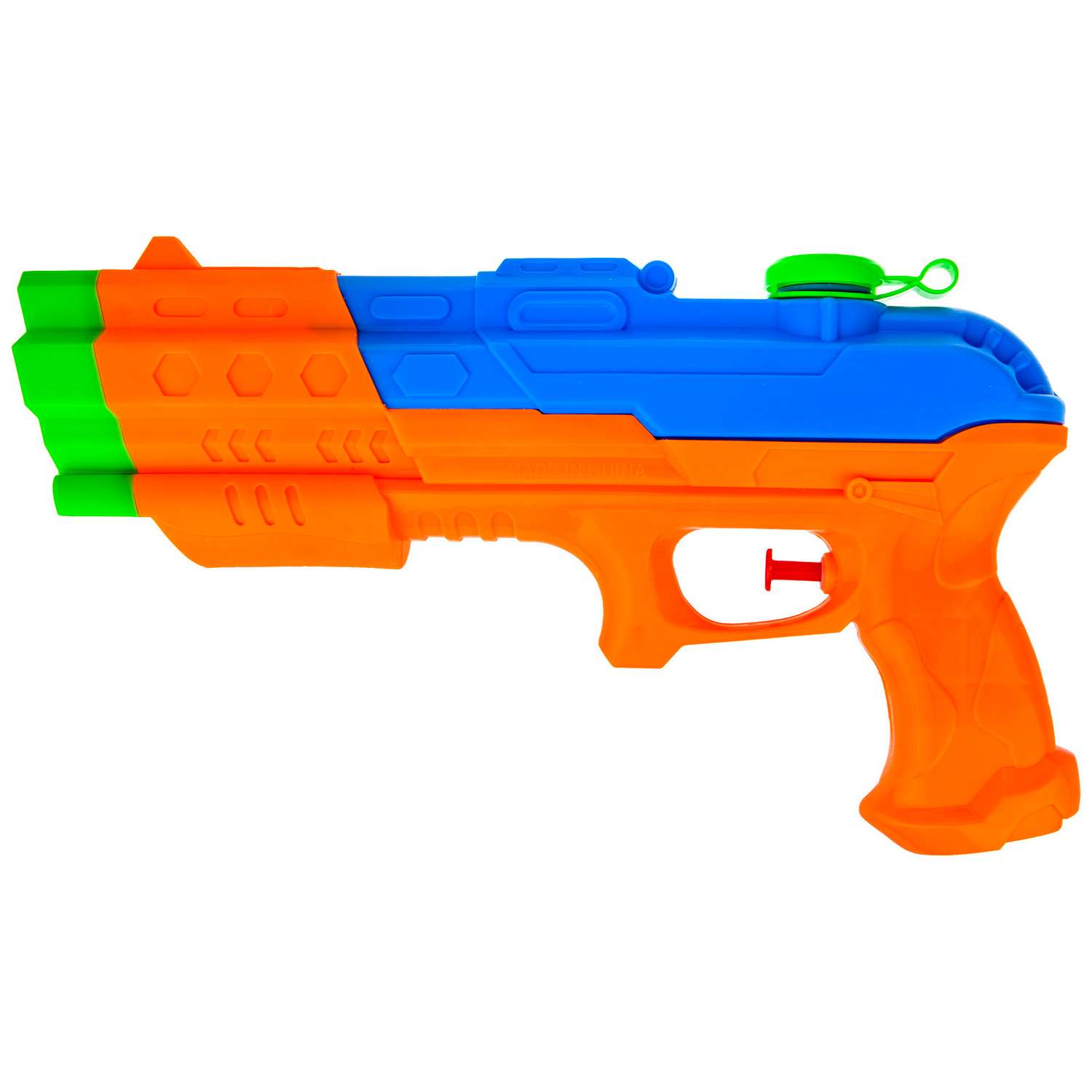 Водное оружие Aqua мания Пистолет оранжево-синий - фото 1